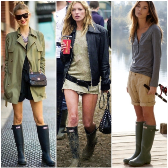 🍒NIB🍒 HUNTER ORIGINAL TOUR FOLDABLE RAIN BOOTS - Picture 6 of 10